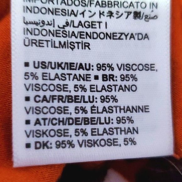 Amazon Essentials Boho Rusty Brown Floral Surplice Flowy Jersey Maxi Dress - Picture 11 of 11